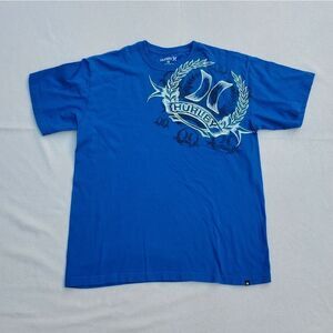 Hurley blue short sleeve shirt
